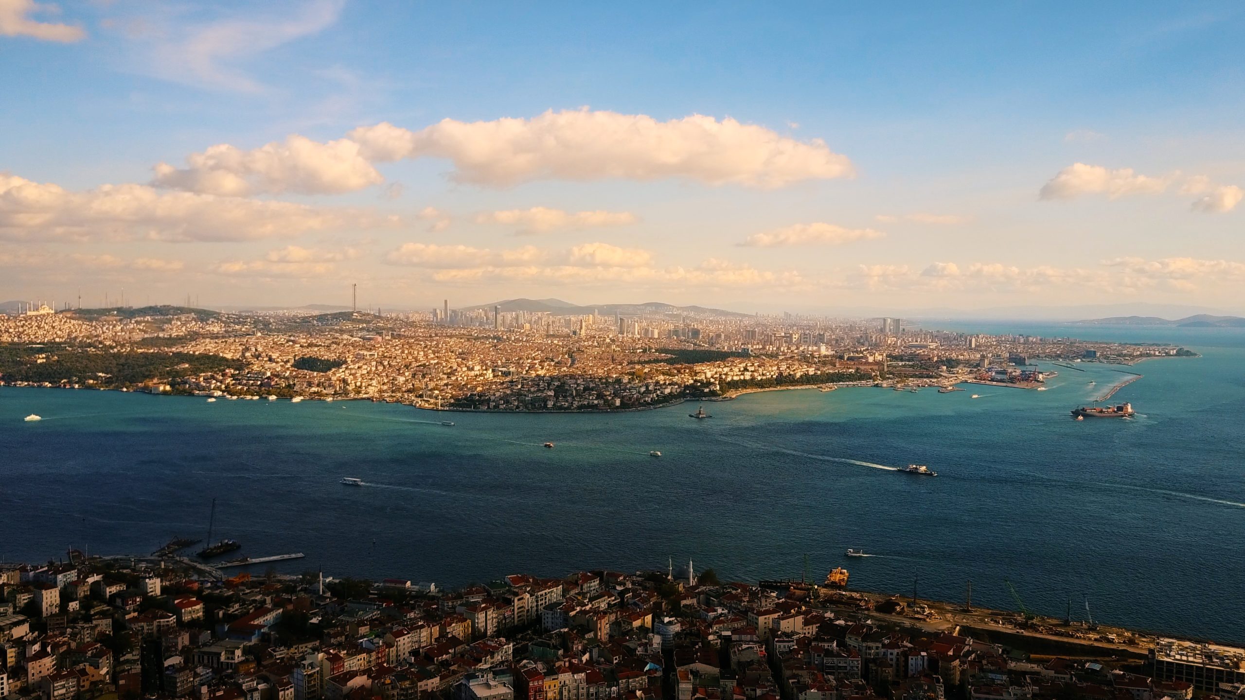 istanbul bosphorus from bird s eye view scaled