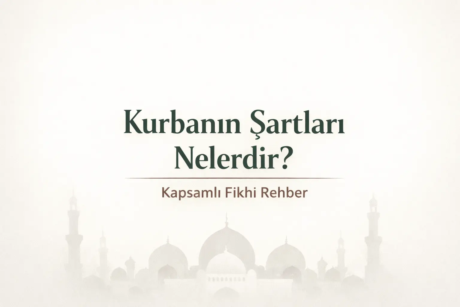Kurbanın Şartları Nelerdir? Kapsamlı Fıkhi Rehber 1 The characteristics and age limits of animals suitable for sacrifice under the conditions of the sacrifice