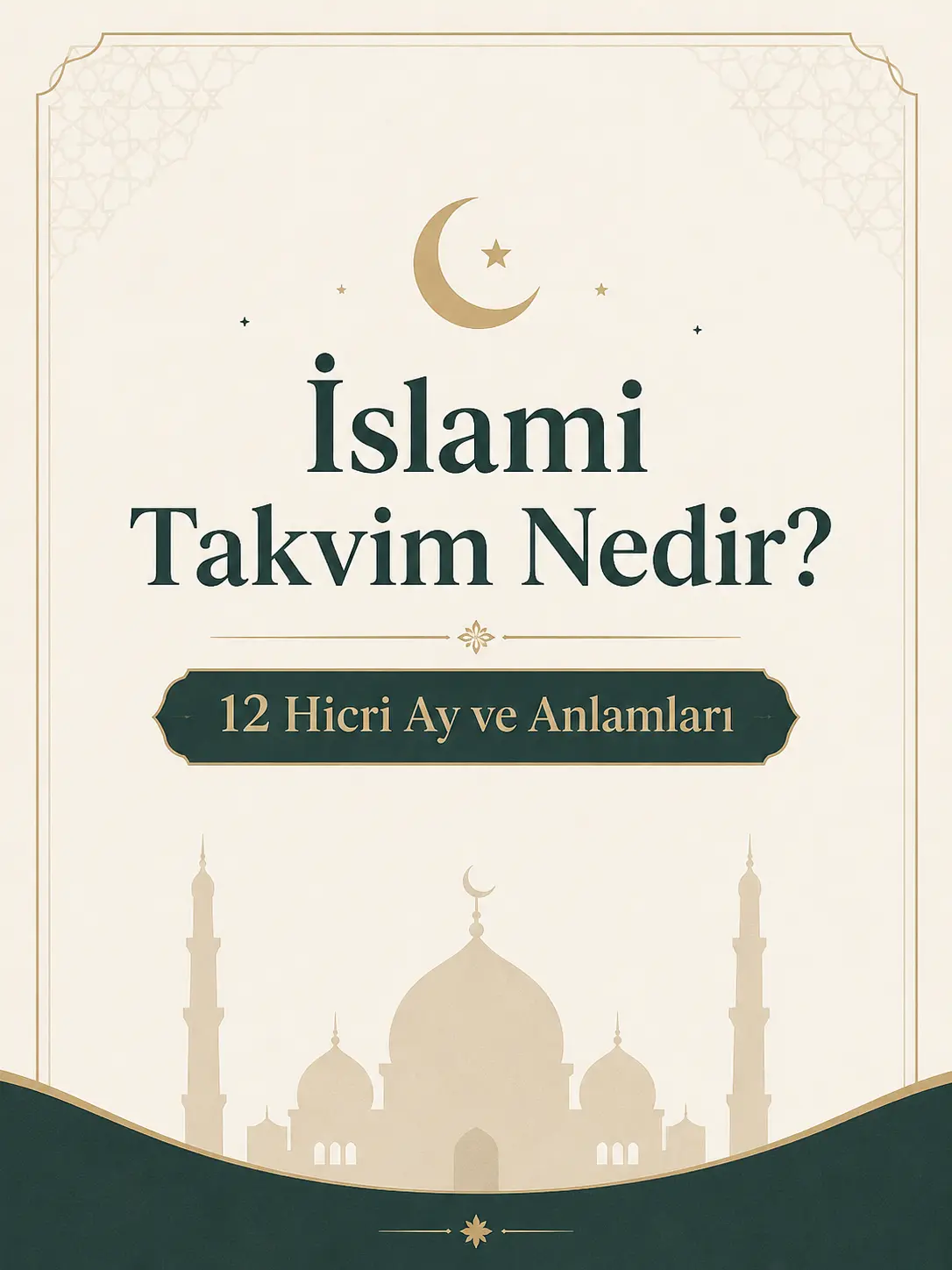 İslami Takvim Nedir? 12 Hicri Ay ve Anlamları Tam Rehberi 1 İslami takvim: 12 hicri ay ve Hicri-Miladi takvim karşılaştırması rehberi