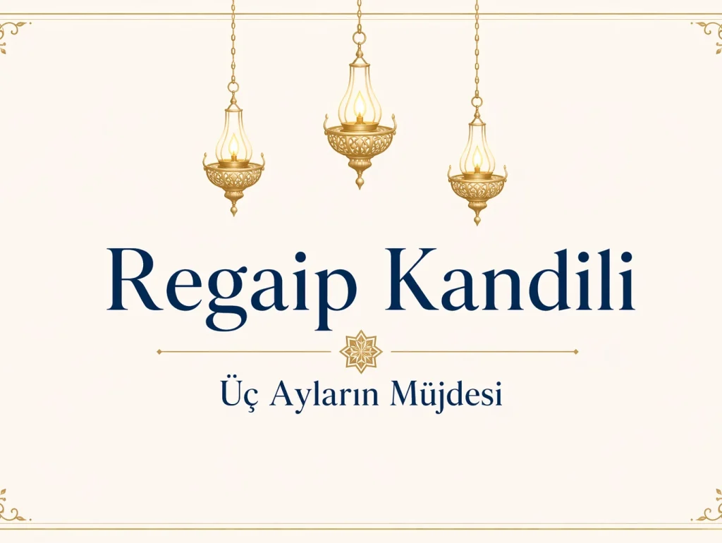 Regaip Kandili — üç ayların müjdesi